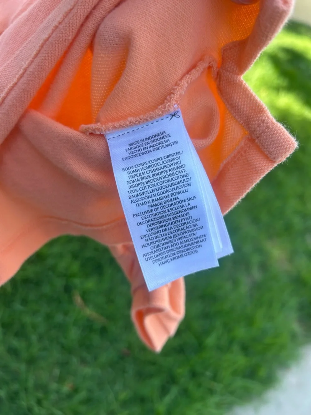 Ralph Lauren Toddler Polo Shirt - Peach/Coral
